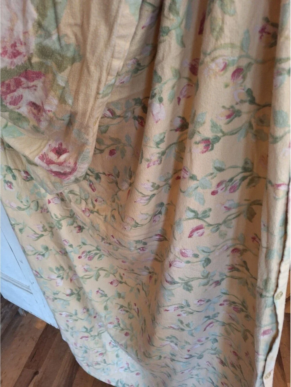 Vintage Cottage Core Duvet, Flannel, QUEEN, The Company Store 1980's. Germany.